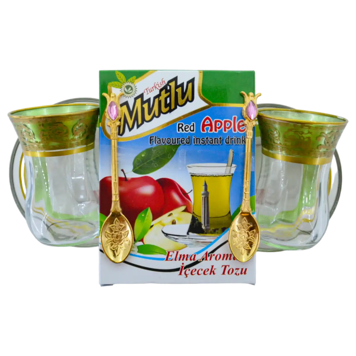 100 GR ÇAY SETİ KIRMIZI ELMA