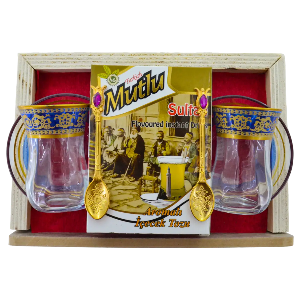 100 GR ÇAY SETİ SULTAN TEPSİLİ