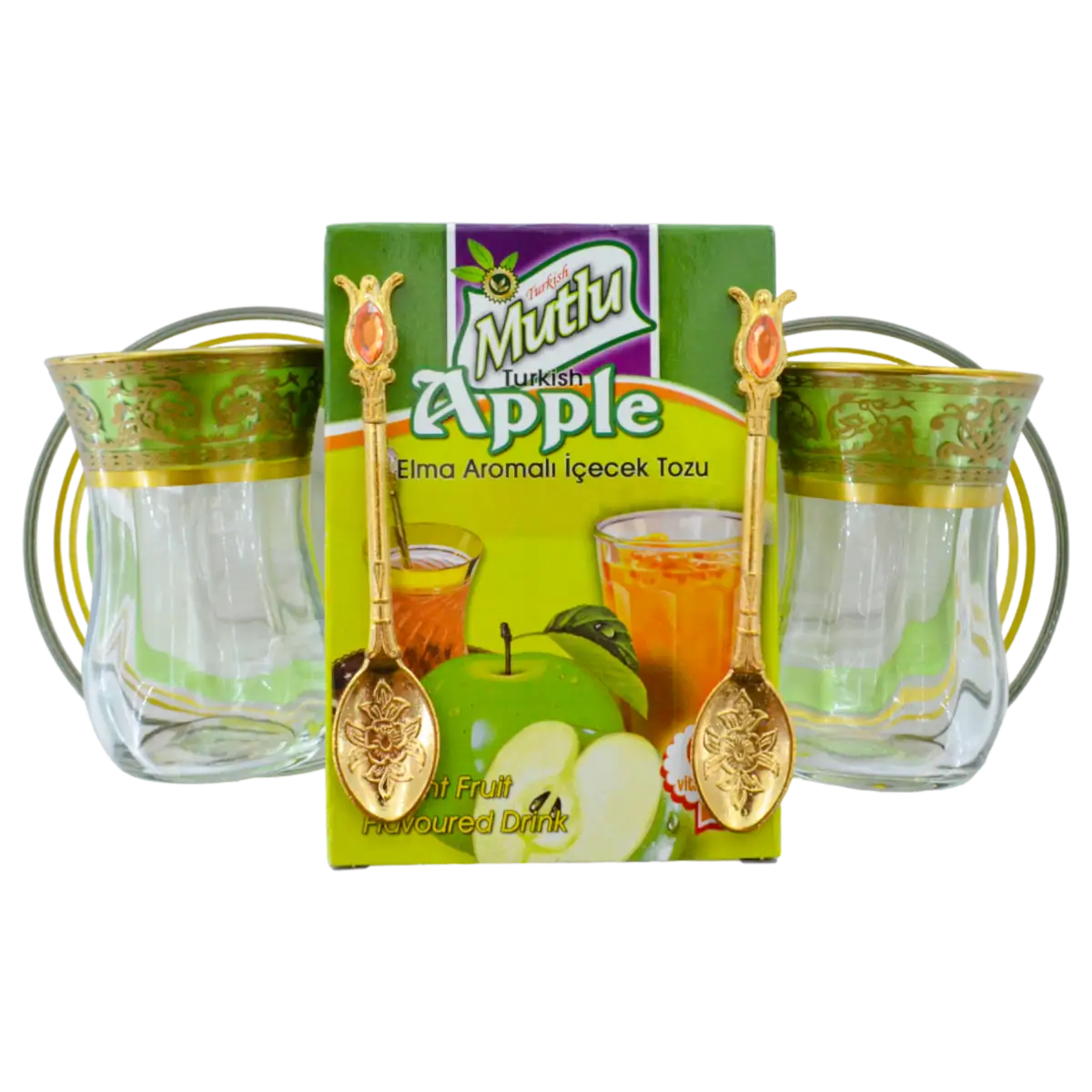 100 GR ÇAY SETİ YEŞİL ELMA