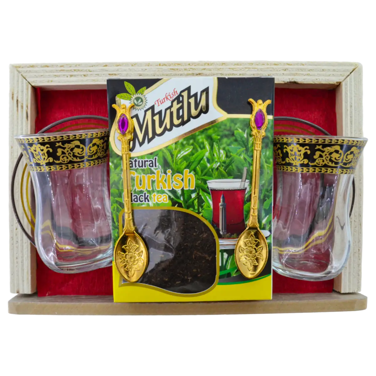 50 GR ÇAY SETİ TÜRK ÇAY TEPSİLİ