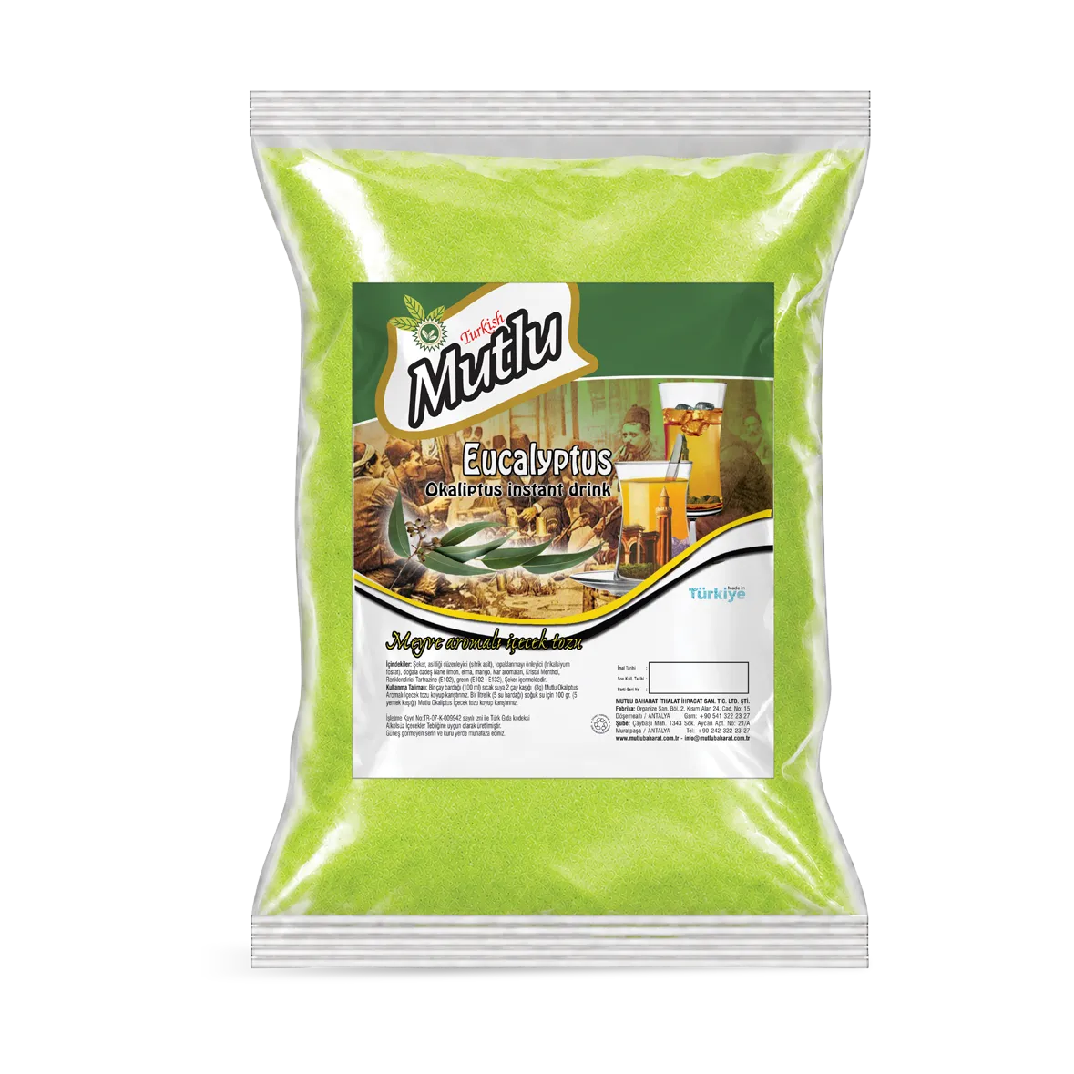 Okaliptus Aromalı İçecek Tozu